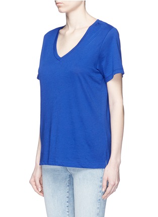 Front View - Click To Enlarge - VINCE - Pima cotton relaxed V-neck T-shirt