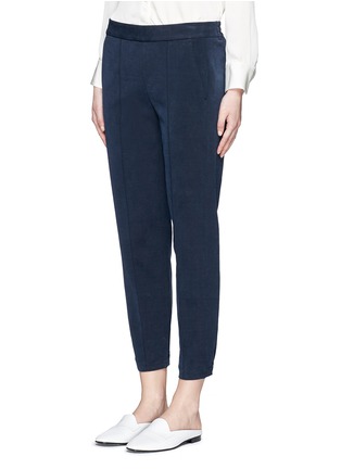 Front View - Click To Enlarge - VINCE - 'Easy' elastic back waist crepe pants