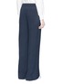 Back View - Click To Enlarge - VINCE - Elastic waist silk combo wide leg pants