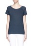 Main View - Click To Enlarge - VINCE - Rolled cuff cotton slub jersey T-shirt