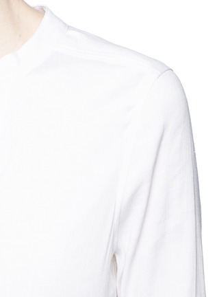 Detail View - Click To Enlarge - VINCE - V-neck linen blend maxi dress