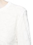 Detail View - Click To Enlarge - VINCE - Burnout jacquard cotton-silk sweatshirt