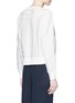 Back View - Click To Enlarge - VINCE - Burnout jacquard cotton-silk sweatshirt