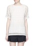 Main View - Click To Enlarge - VINCE - Geometric lace layered T-shirt