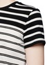 Detail View - Click To Enlarge - VINCE - Ombré block stripe cotton-modal T-shirt