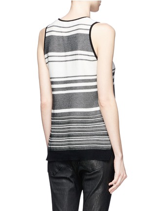 Back View - Click To Enlarge - VINCE - Stripe Pima cotton knit tank top
