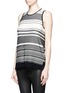 Front View - Click To Enlarge - VINCE - Stripe Pima cotton knit tank top