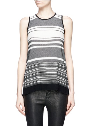 Main View - Click To Enlarge - VINCE - Stripe Pima cotton knit tank top