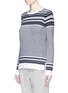 Front View - Click To Enlarge - VINCE - Striped slub cotton sweater
