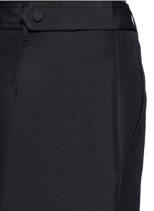 Detail View - Click To Enlarge - HELMUT LANG - Dupioni silk belted cargo pants