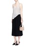 Figure View - Click To Enlarge - HELMUT LANG - Wool elastic waist culottes