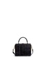 Back View - Click To Enlarge - - - 'Dolce Box' strass suede snakeskin leather bag