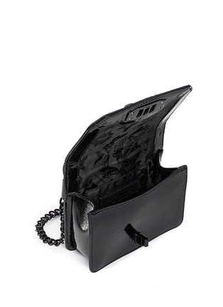 Detail View - Click To Enlarge - REBECCA MINKOFF - 'Love' mini quilted patent leather crossbody bag