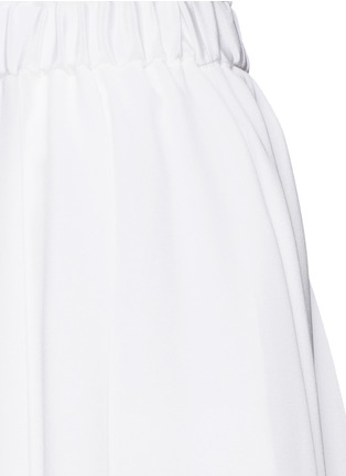 Detail View - Click To Enlarge - VICTORIA BECKHAM - Crepe morocain pleated culottes