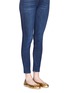 Figure View - Click To Enlarge - SAM EDELMAN - Felicia' metallic leather ballet flats