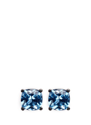 Main View - Click To Enlarge - CZ BY KENNETH JAY LANE - Cushion cut cubic zirconia stud earrings