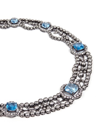 Detail View - Click To Enlarge - CZ BY KENNETH JAY LANE - Cubic zirconia choker necklace
