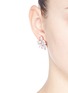 Figure View - Click To Enlarge - CZ BY KENNETH JAY LANE - Cubic zirconia cluster earrings