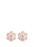 Main View - Click To Enlarge - CZ BY KENNETH JAY LANE - Cubic zirconia cube earrings