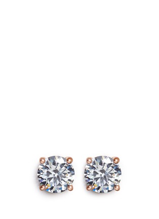 Main View - Click To Enlarge - CZ BY KENNETH JAY LANE - Brilliant cut cubic zirconia stud earrings