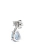 Detail View - Click To Enlarge - CZ BY KENNETH JAY LANE - Cubic zirconia dangle stud earrings