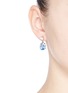 Figure View - Click To Enlarge - CZ BY KENNETH JAY LANE - Cubic zirconia dangle stud earrings