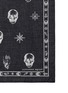 Detail View - Click To Enlarge - ALEXANDER MCQUEEN - Skull tattoo print cotton-modal scarf