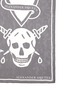 Detail View - Click To Enlarge - ALEXANDER MCQUEEN - Skull tattoo silk chiffon scarf