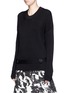 Front View - Click To Enlarge - NEIL BARRETT - Detachable belt sweater