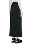 Back View - Click To Enlarge - ACNE STUDIOS - 'Kye Str Cr' buckled ruche crepe skirt