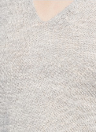 Detail View - Click To Enlarge - ACNE STUDIOS - 'Rhea' alpaca-wool V-neck sweater