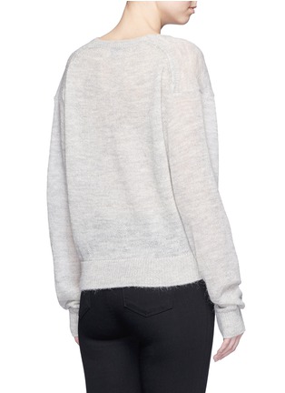 Back View - Click To Enlarge - ACNE STUDIOS - 'Rhea' alpaca-wool V-neck sweater