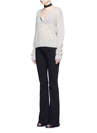 Figure View - Click To Enlarge - ACNE STUDIOS - 'Rhea' alpaca-wool V-neck sweater
