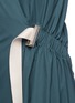Detail View - Click To Enlarge - ACNE STUDIOS - 'Chen Pop' buckled waist poplin wrap dress