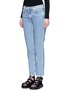 Front View - Click To Enlarge - ACNE STUDIOS - 'Boy Indigo Fray' jeans