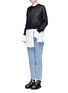 Figure View - Click To Enlarge - ACNE STUDIOS - 'Boy Indigo Fray' jeans