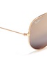 Detail View - Click To Enlarge - RAY-BAN - 'Aviator Classic' metal mirror sunglasses