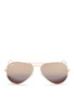 Main View - Click To Enlarge - RAY-BAN - 'Aviator Classic' metal mirror sunglasses
