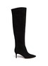 Main View - Click To Enlarge - GIANVITO ROSSI - Knee high suede stiletto boots