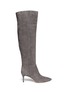 Main View - Click To Enlarge - GIANVITO ROSSI - Knee high suede stiletto boots