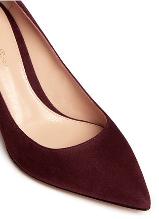 Detail View - Click To Enlarge - GIANVITO ROSSI - 'Simple' suede pumps