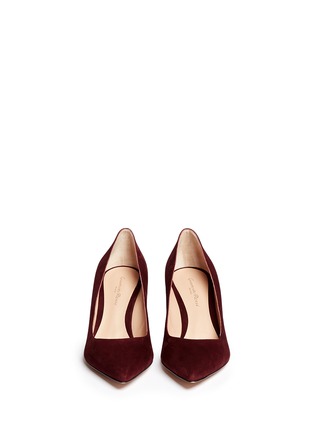 Figure View - Click To Enlarge - GIANVITO ROSSI - 'Simple' suede pumps