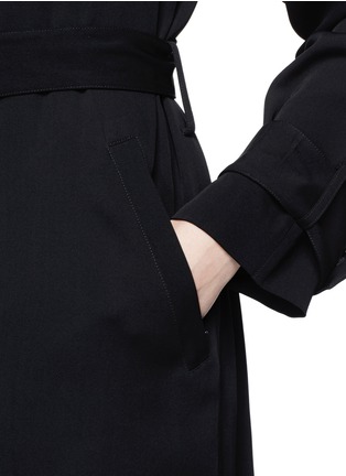 Detail View - Click To Enlarge - MS MIN - Silk crepe trench coat