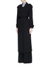 Front View - Click To Enlarge - MS MIN - Silk crepe trench coat
