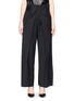 Main View - Click To Enlarge - MS MIN - Paperbag waist wool twill pants