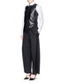 Figure View - Click To Enlarge - MS MIN - Paperbag waist wool twill pants