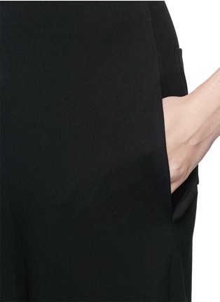 Detail View - Click To Enlarge - MS MIN - V-neck crepe jumpsuit