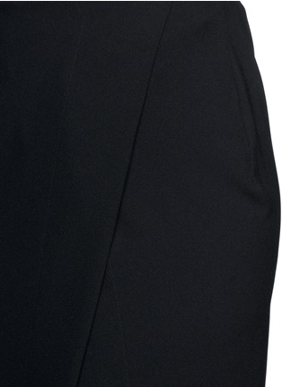 Detail View - Click To Enlarge - MS MIN - Asymmetric mock wrap front crepe skirt