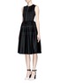 Figure View - Click To Enlarge - MS MIN - Stitch brushed wool blend dress