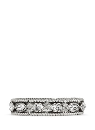 Main View - Click To Enlarge - PHILIPPE AUDIBERT - 'Mandy' crystal elastic bracelet